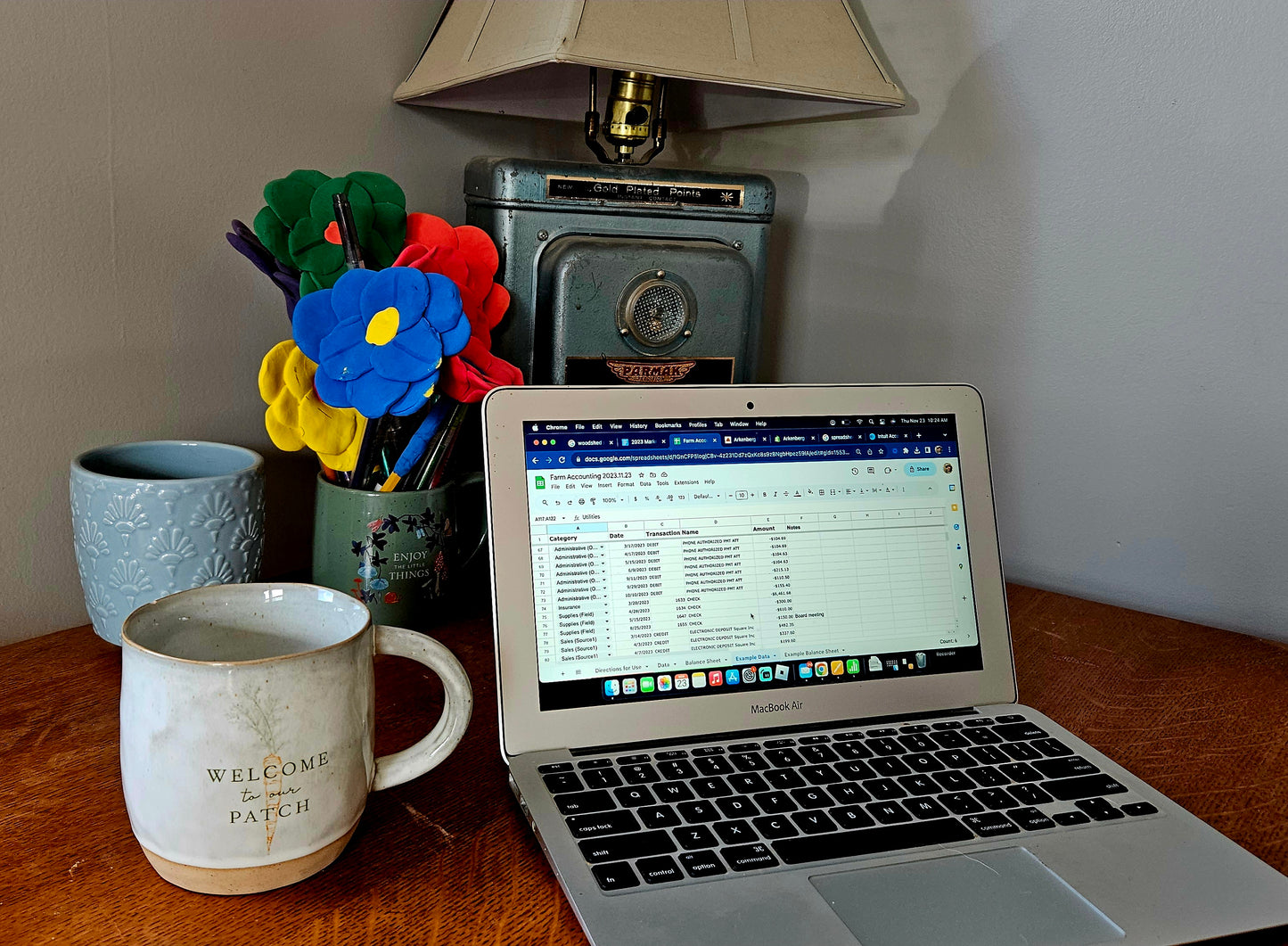 X Farm Accounting Spreadsheet (Excel/Google Sheets)