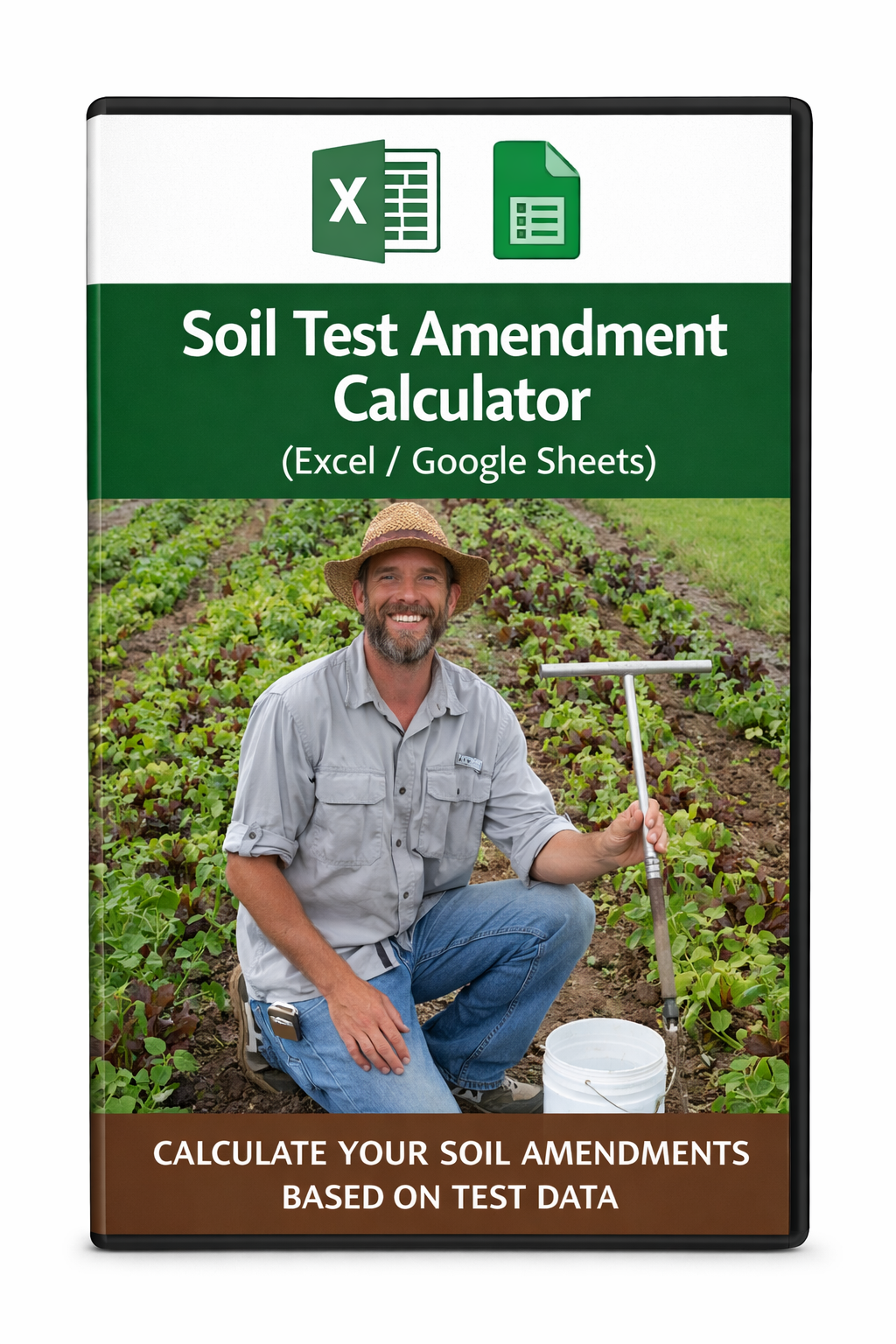 Soil Test Amendment Calculator for Market Gardens (Excel & Google Sheets)