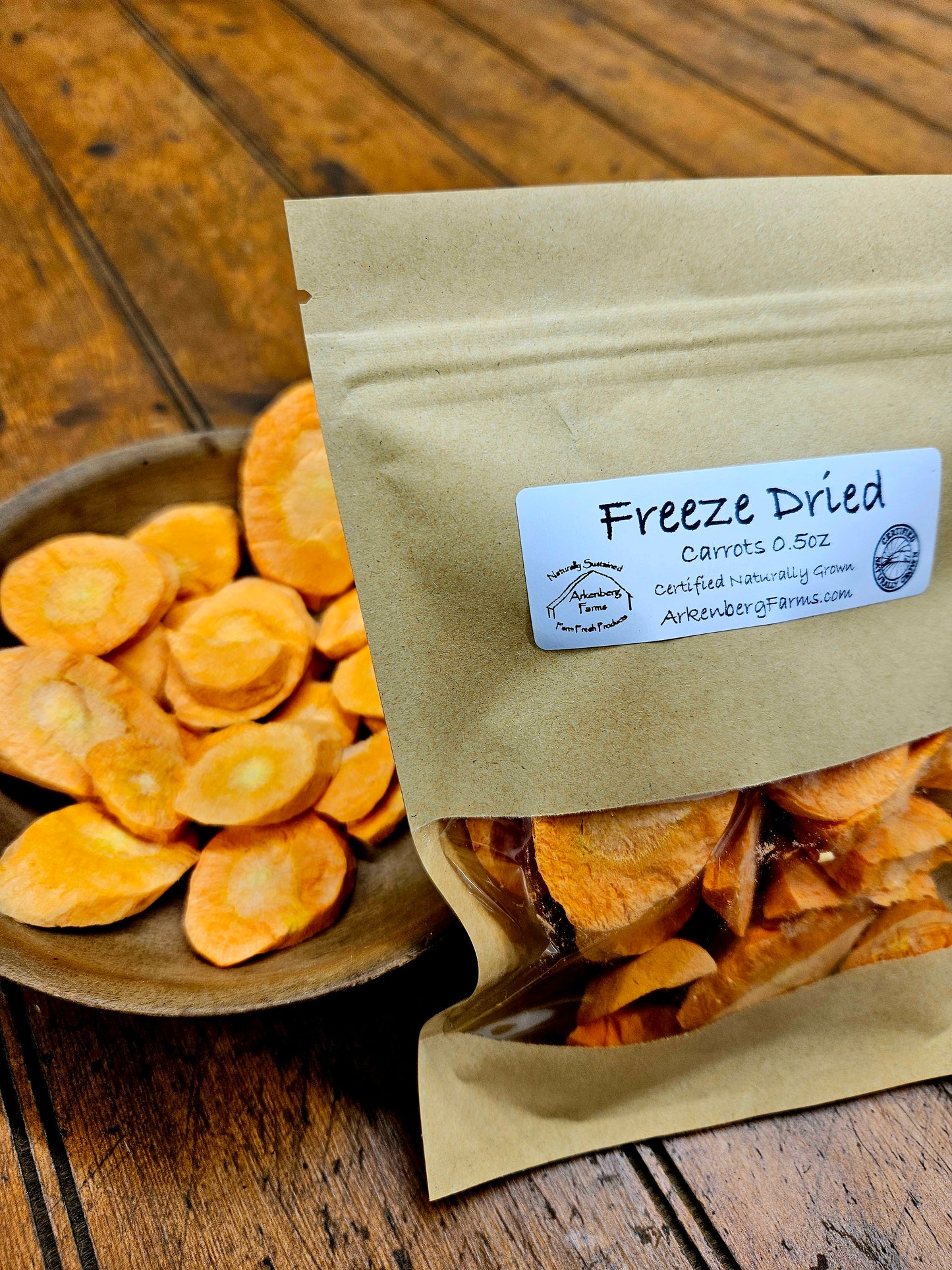 Freeze Dried - Carrots 0.5oz