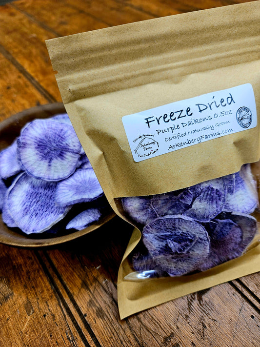 Freeze Dried - Purple Daikons 0.5oz