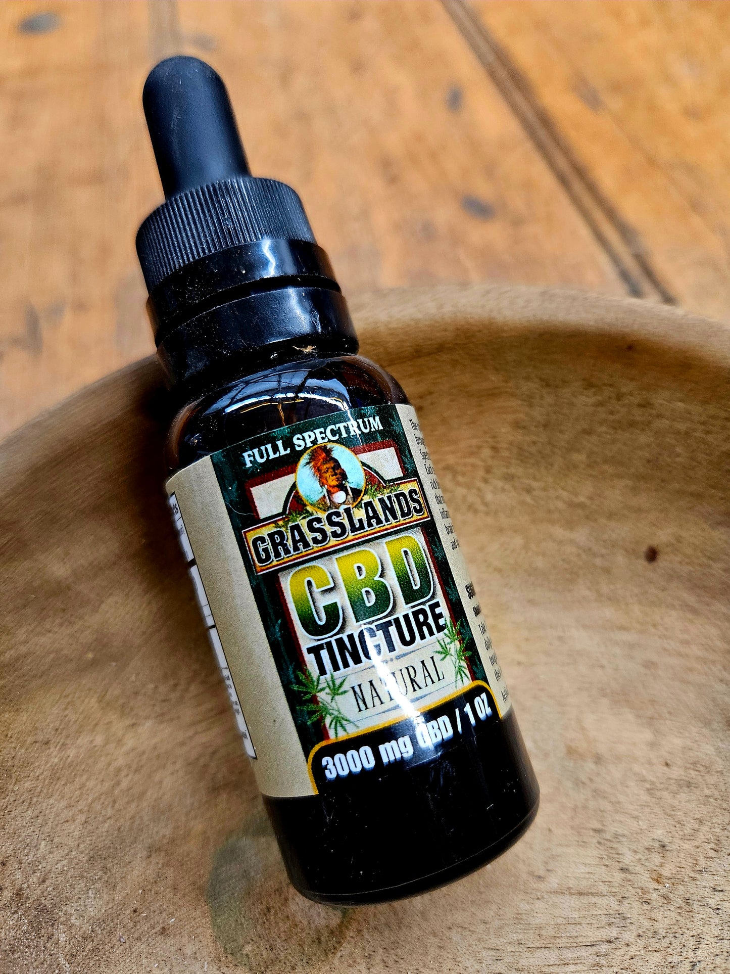 Grassland Full Spectrum CBD Tincture - 3000mg CBD, 1oz