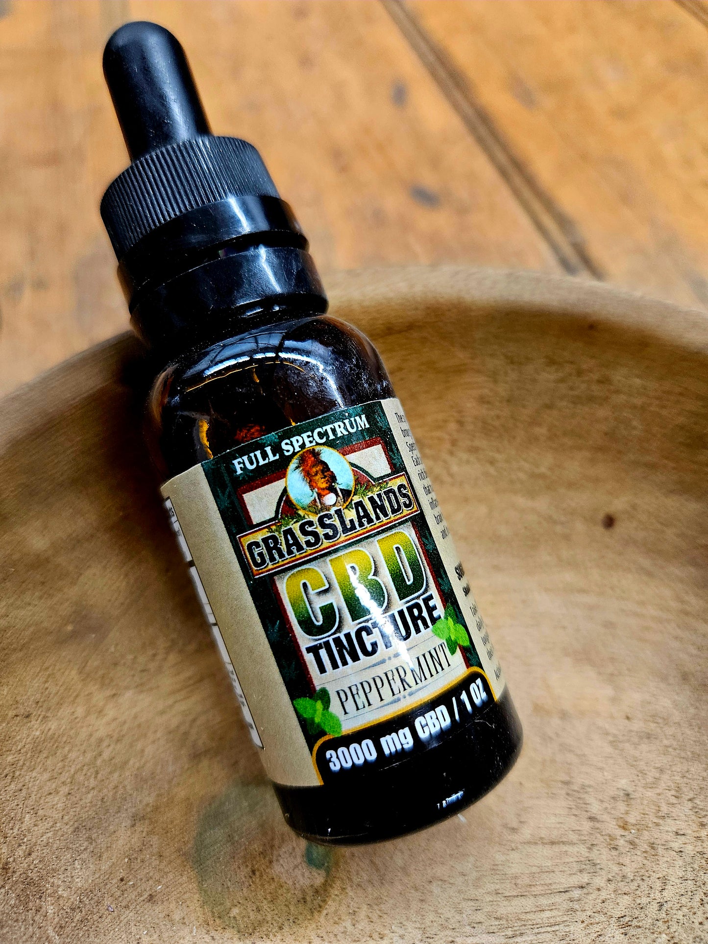 Grassland Full Spectrum CBD Tincture - 3000mg CBD, 1oz