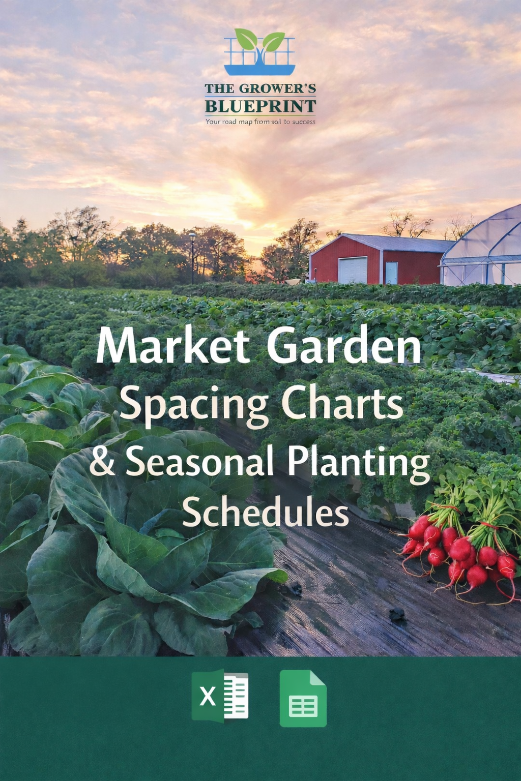 Market Garden Spacing Chart & Seasonal Planting Schedule
